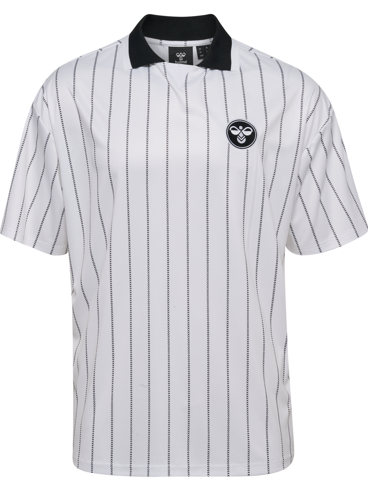 Chevron Pinstripe Polo Shirt