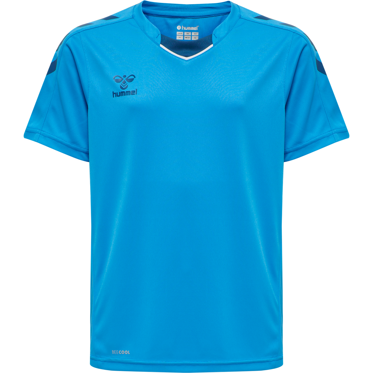 hmlCORE XK POLY JERSEY S/S KIDS BLUE DANUBE