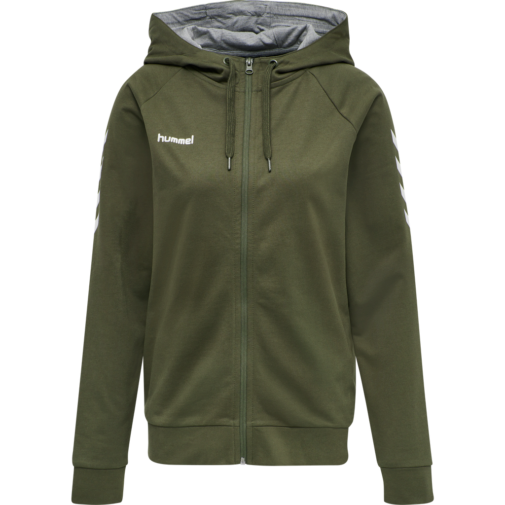HMLGO COTTON ZIP HOODIE WOMAN