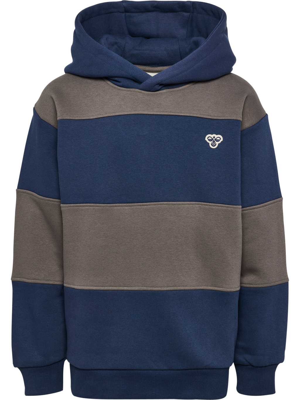 hmlJR LOOSE STRIPE HOODIE BEE