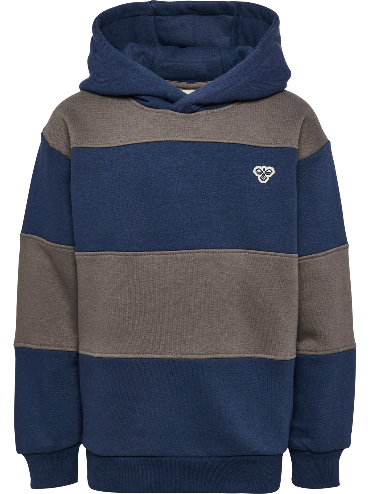 hmlJR LOOSE STRIPE HOODIE BEE