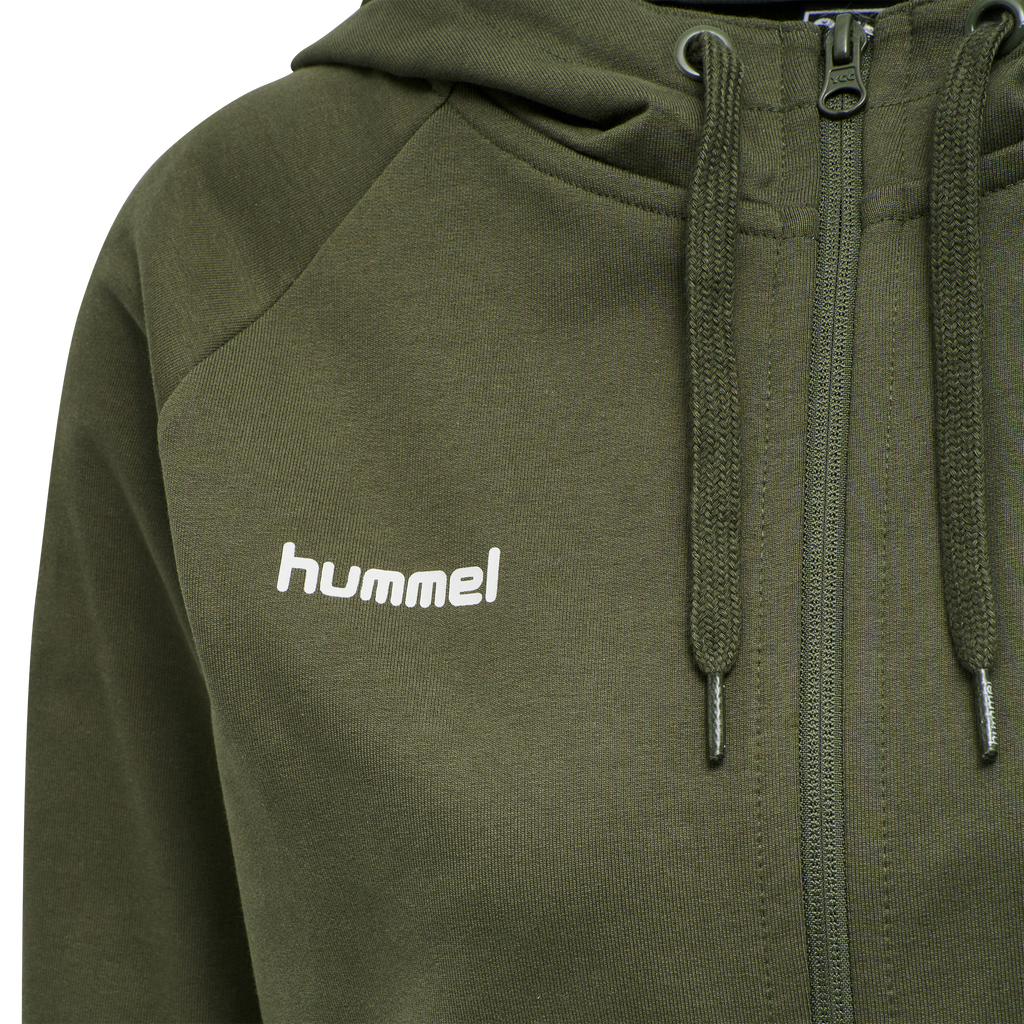 HMLGO COTTON ZIP HOODIE WOMAN