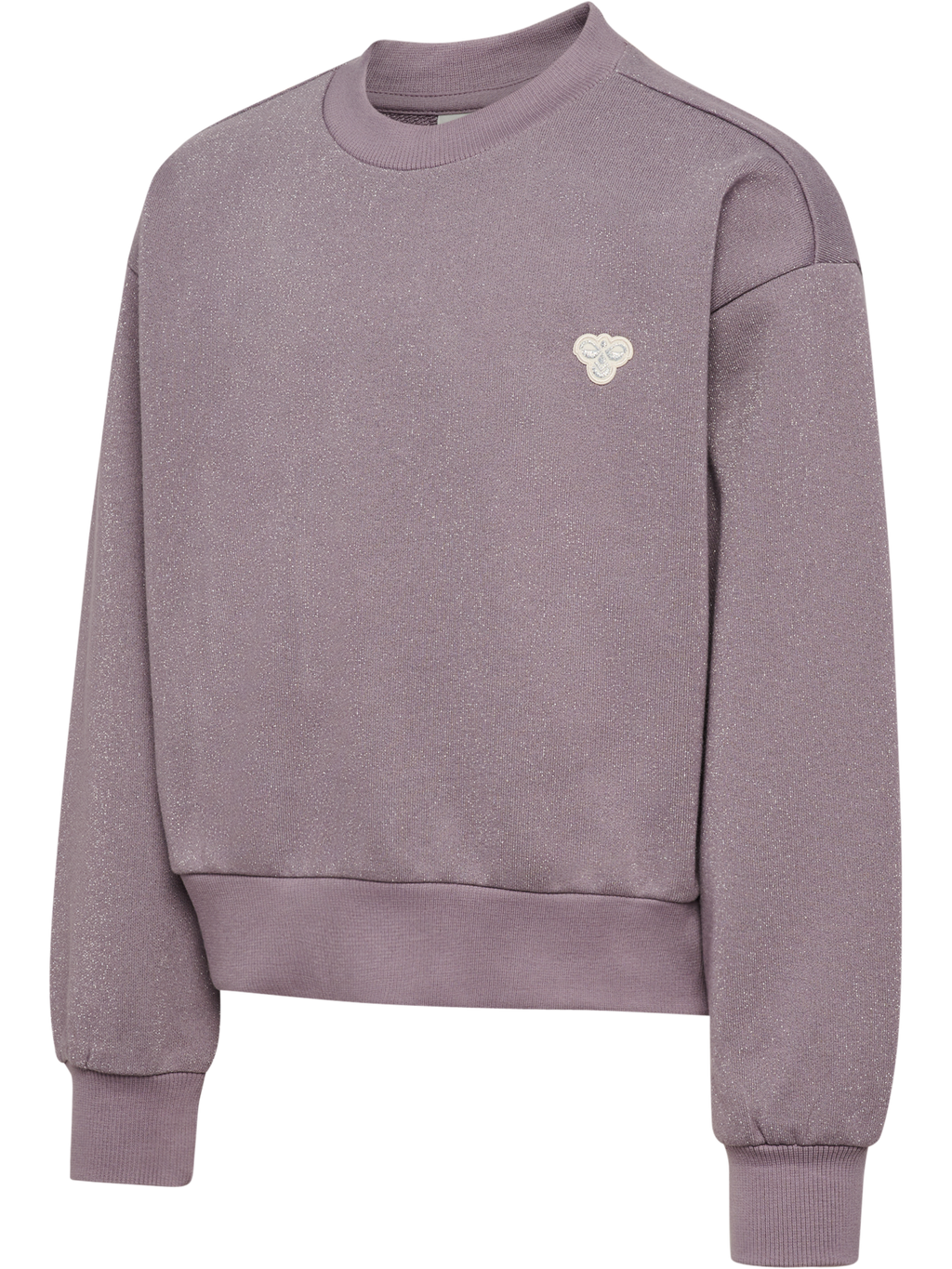hmlJR LOOSE GLITTER CREWNECK BEE
