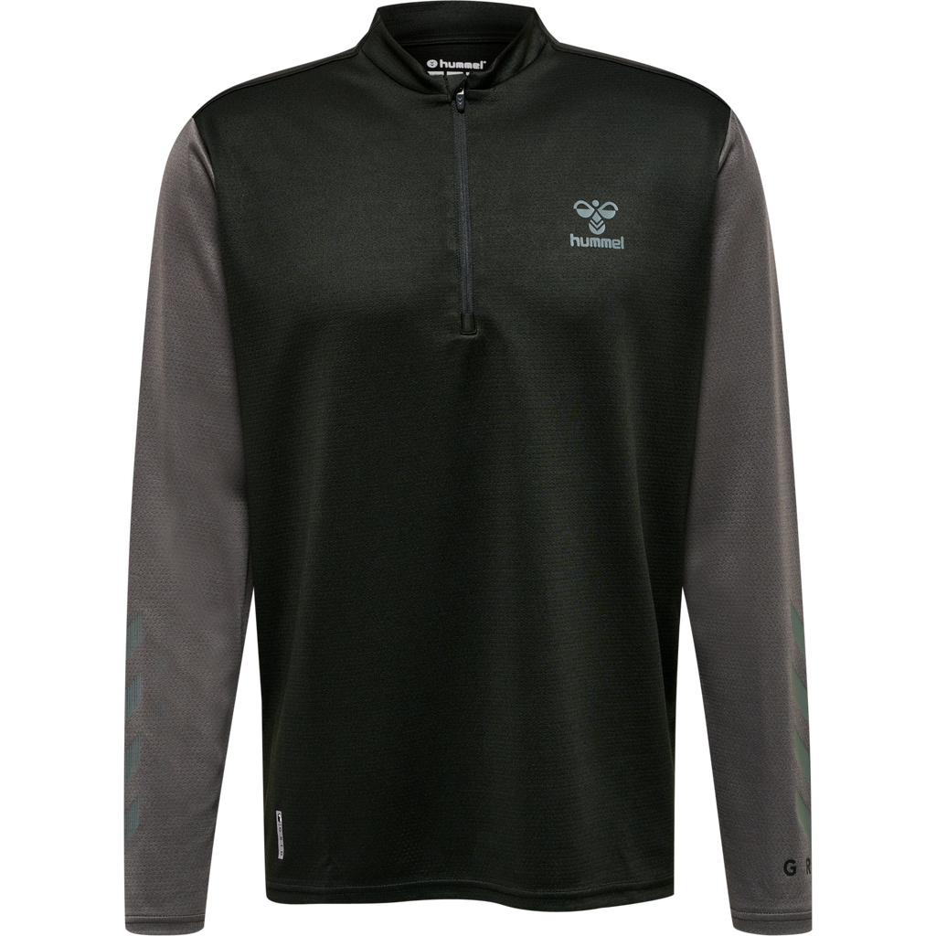 hmlONGRID 1/2 ZIP POLY SWEAT